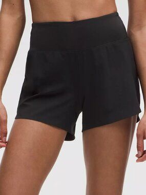 Lululemon Black Swift Speed HR 4" Shorts